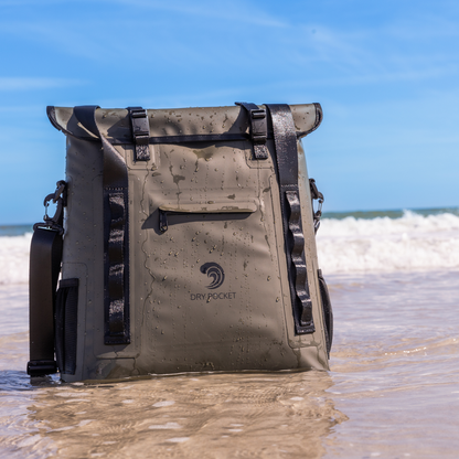 Dry Pocket Waterproof Floating Tote Cooler - Hunter Green
