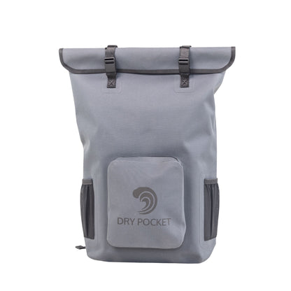 Dry Pocket Waterproof Floating Backpack Dry Bag - Grey