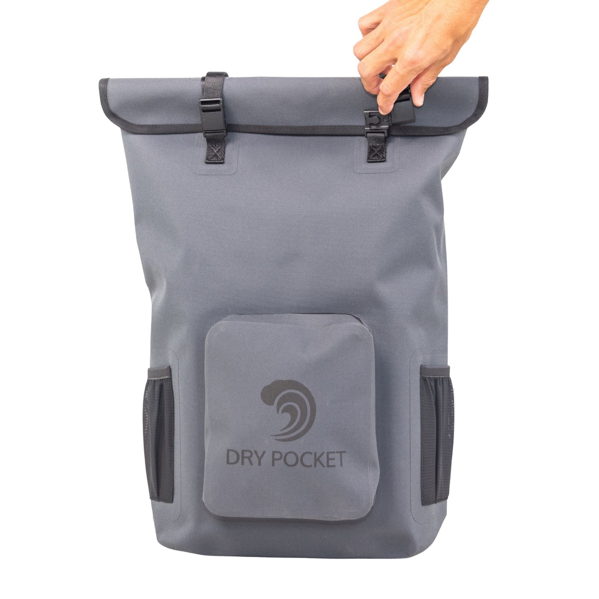 Dry Pocket Waterproof Floating Backpack Dry Bag - Grey