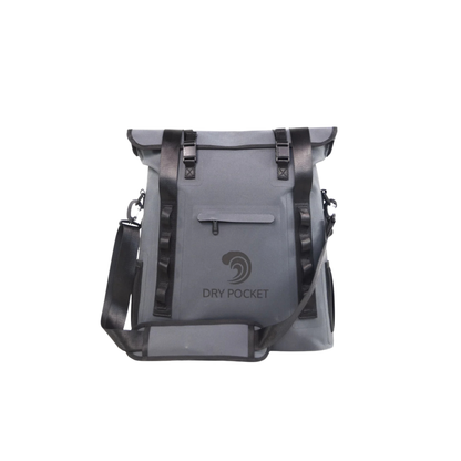 Dry Pocket Waterproof Floating Tote Cooler - Dark Grey