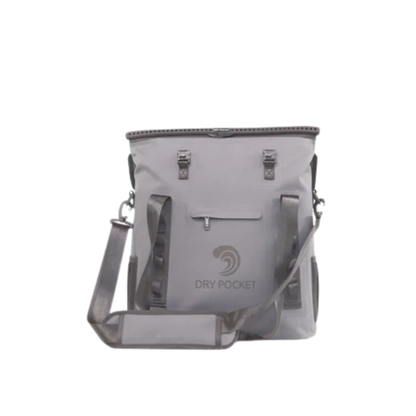 Dry Pocket Waterproof Floating Tote Cooler - Dark Grey