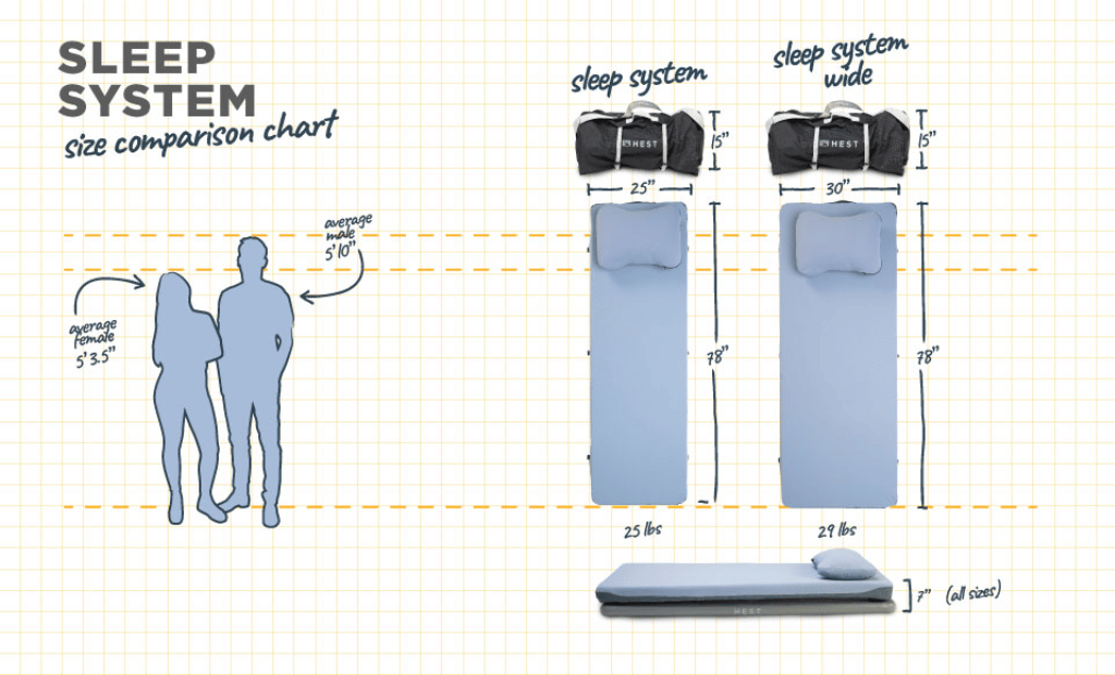 HEST Sleep System Camping Mattress