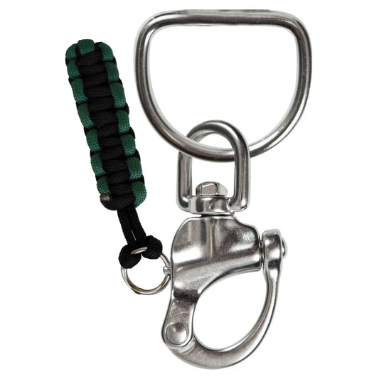 Highland 3.5" 316 SS Snap Shackle with 2" Welded D-Ring
