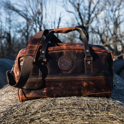 Heritage Leather Weekender Duffel