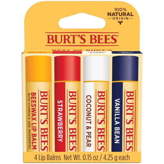Burt's Bees Best of Burt's Lip Balm 4-Pack
