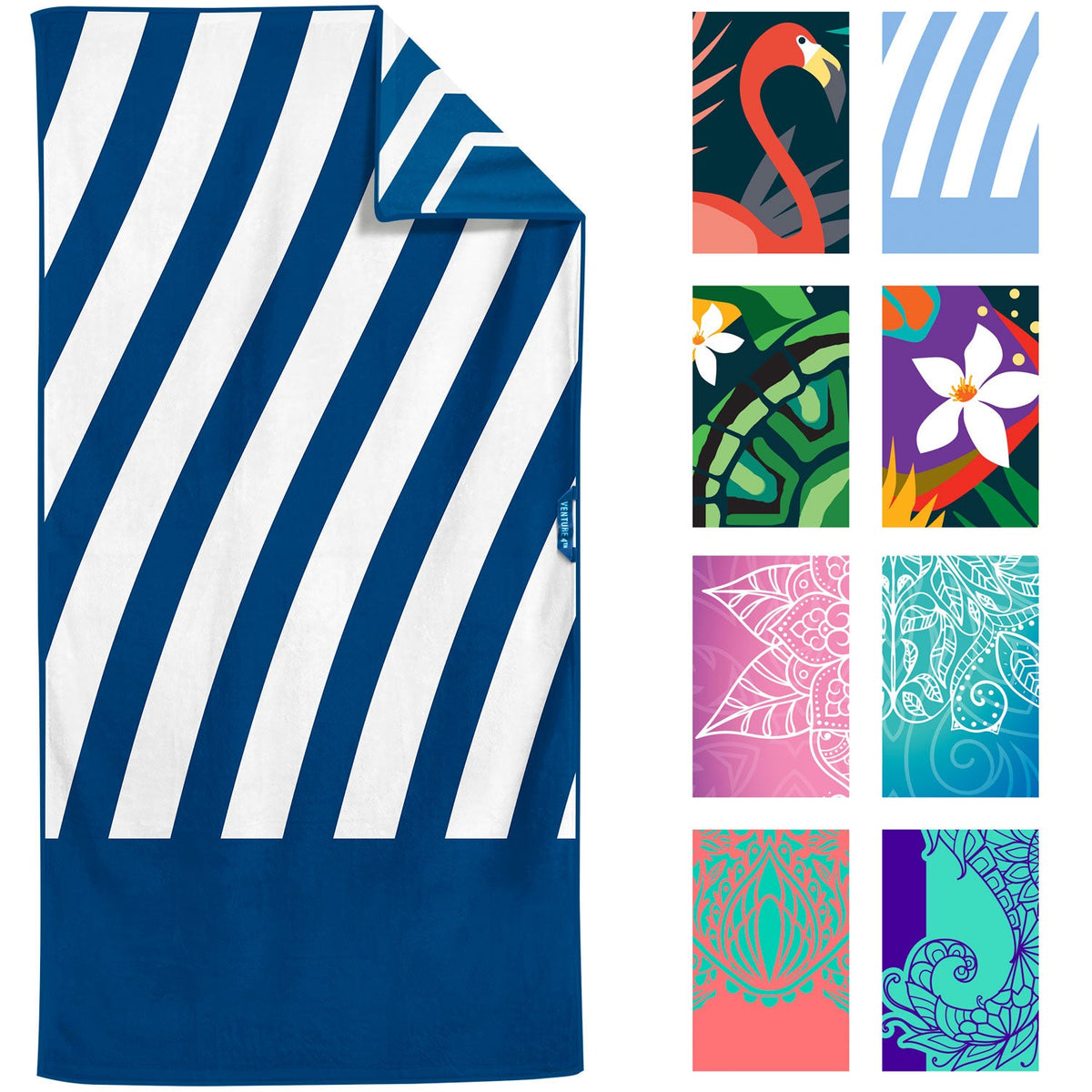 VENTURE 4TH Oversized Microfiber Beach Towel