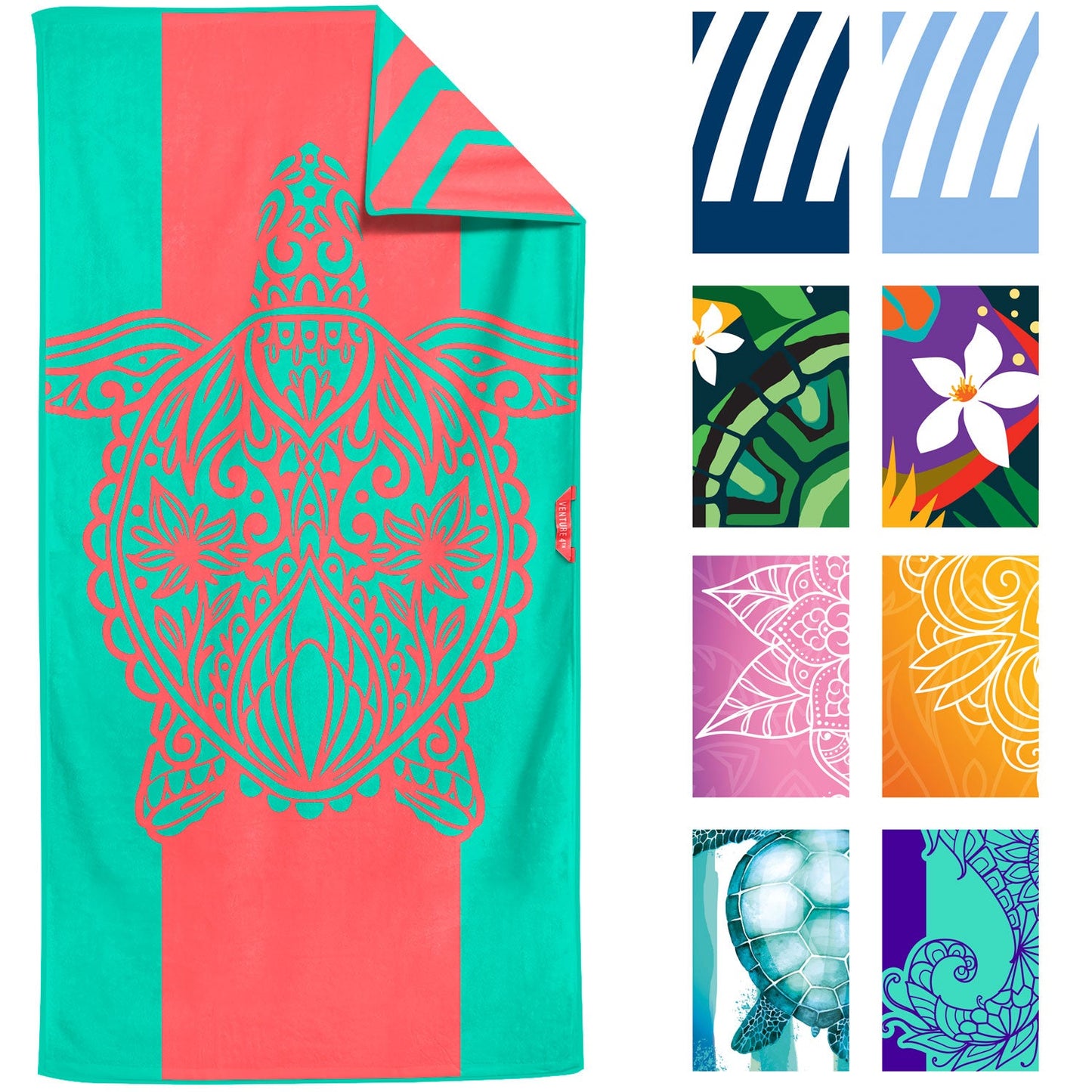 VENTURE 4TH Oversized Microfiber Beach Towel