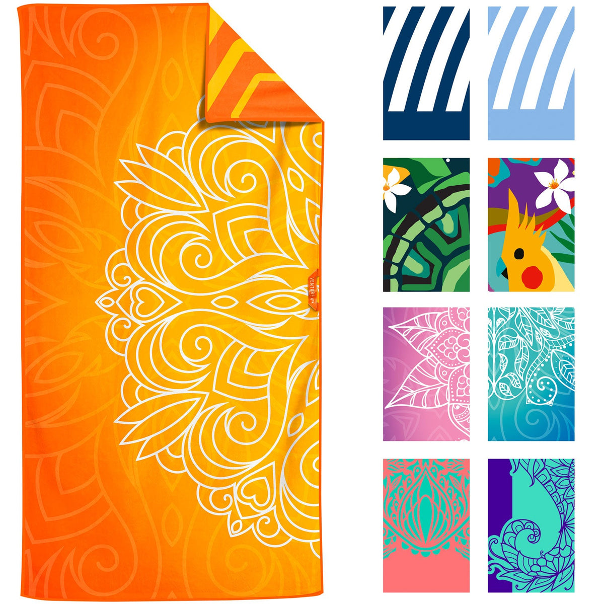 VENTURE 4TH Oversized Microfiber Beach Towel