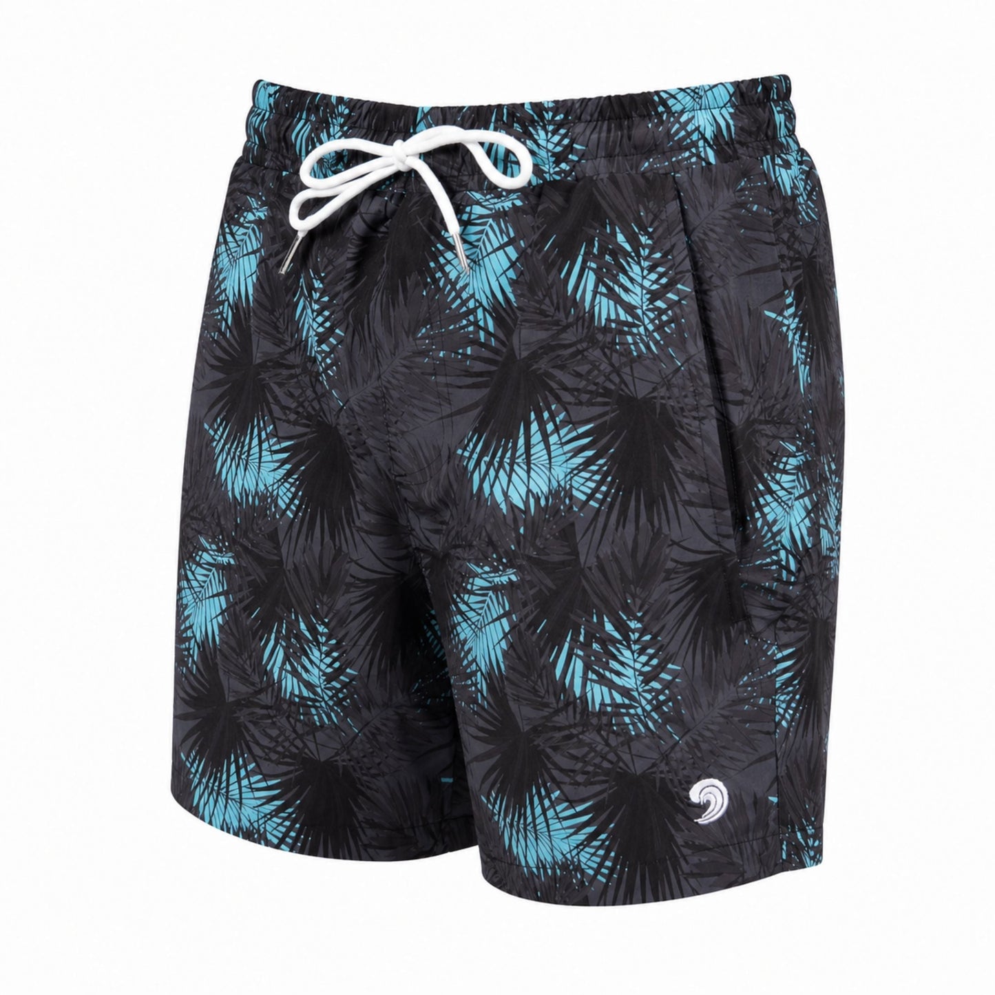 Dry Pocket Midnight Palms - Swim Shorts with Waterproof Pocket