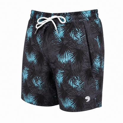 Dry Pocket Midnight Palms - Swim Shorts with Waterproof Pocket