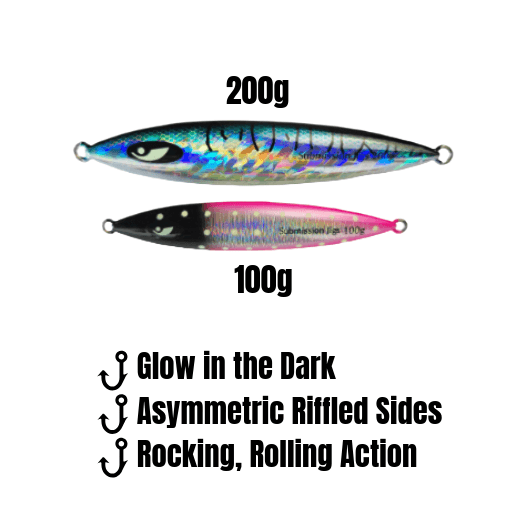 Javelin Slow Pitch Jig – 100g & 200g