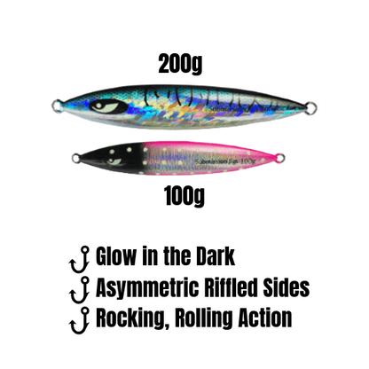 Javelin Slow Pitch Jig – 100g & 200g