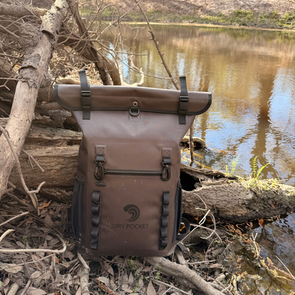 Dry Pocket Waterproof Floating Backpack Dry Bag - Olive Night