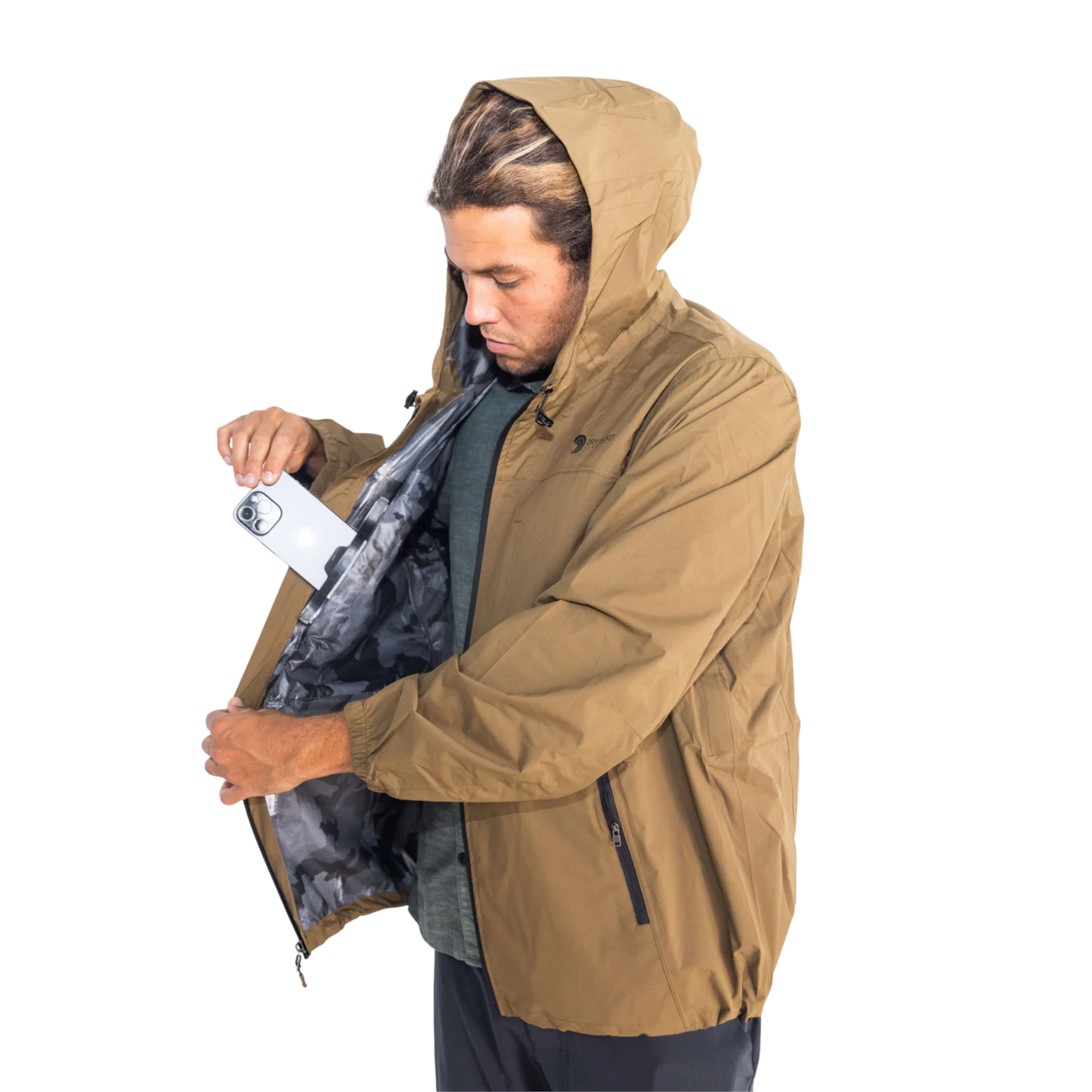 Dry Pocket Outback - Waterproof Rain Jacket With A Waterproof Pocket