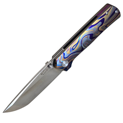 MUCITUP Rift Ti Titanium Folding Pocket Knife