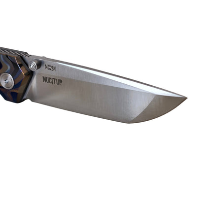 MUCITUP Rift Ti Titanium Folding Pocket Knife