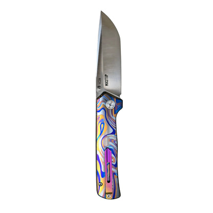 MUCITUP Rift Ti Titanium Folding Pocket Knife