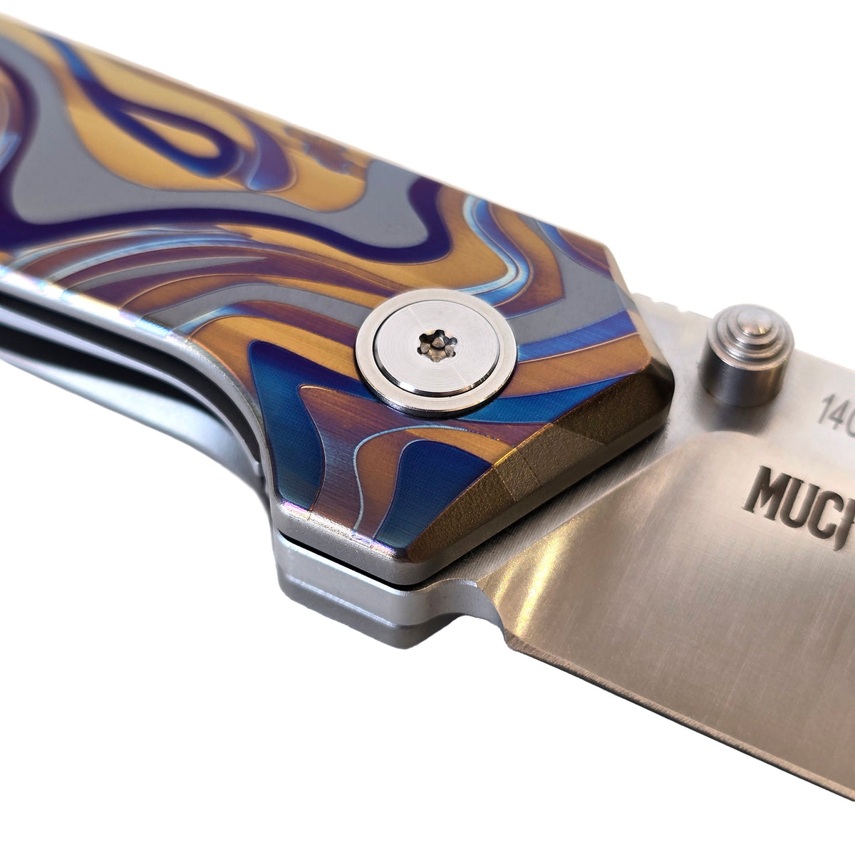 MUCITUP Rift Ti Titanium Folding Pocket Knife