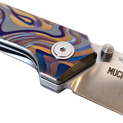 MUCITUP Rift Ti Titanium Folding Pocket Knife