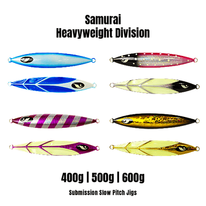 Samurai Slow Pitch Jig – 400g–600g