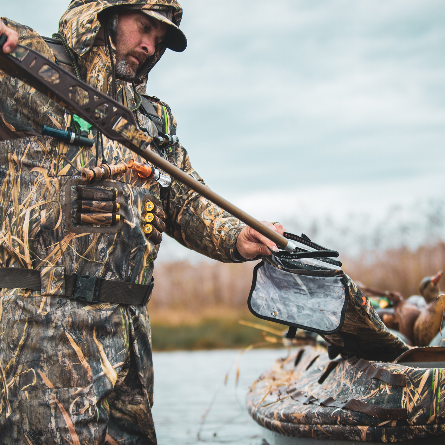 Dry Pocket Waterproof Shotgun Storage Bag - Shadow Grass Habitat