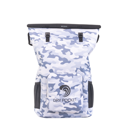 Dry Pocket Waterproof Floating Backpack Dry Bag - Snow Camo