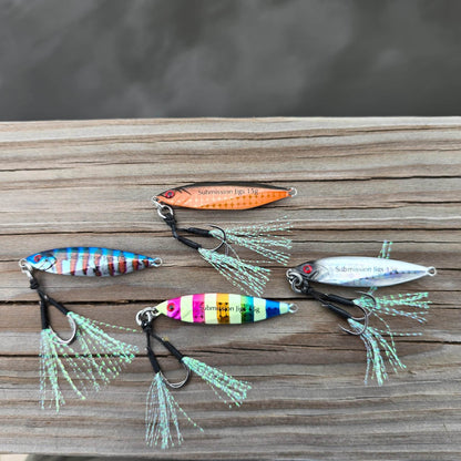 Mercenary Micro Slow Pitch Jig – 4-Pack – 10g & 15g