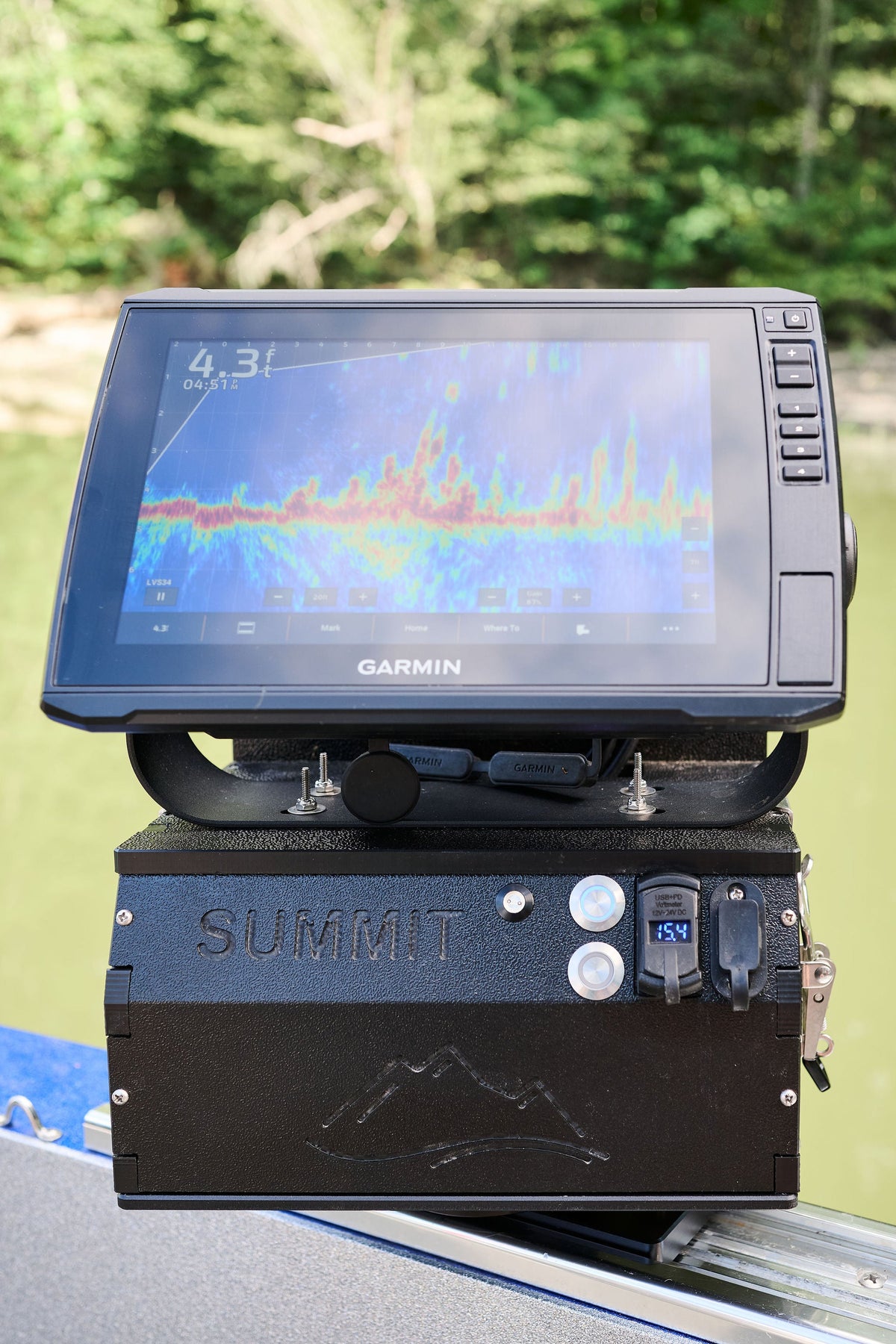 Summit Heavy-Duty Shuttle for Garmin, Lowrance & Humminbird