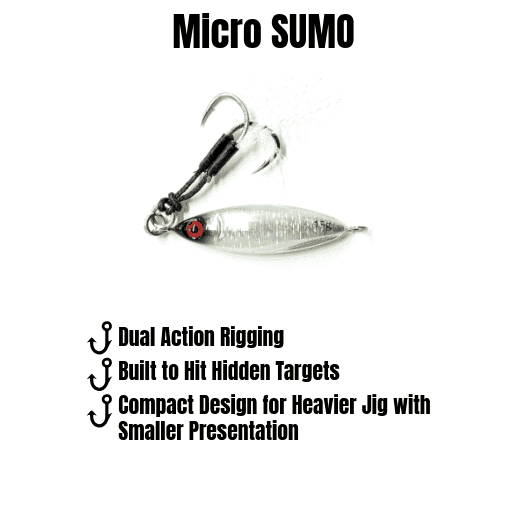 Sumo Micro Slow Pitch Jig – 4-Pack – 10g & 15g