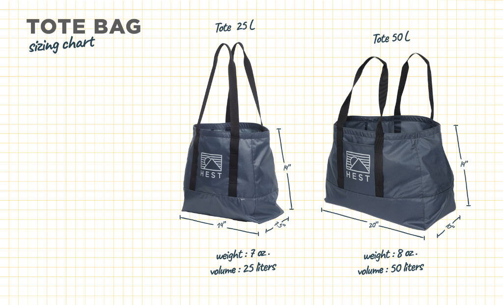 HEST Camp Tote Bags