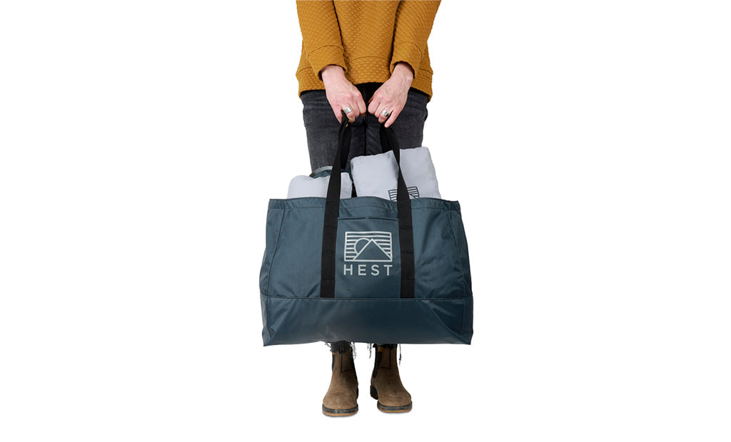 HEST Camp Tote Bags