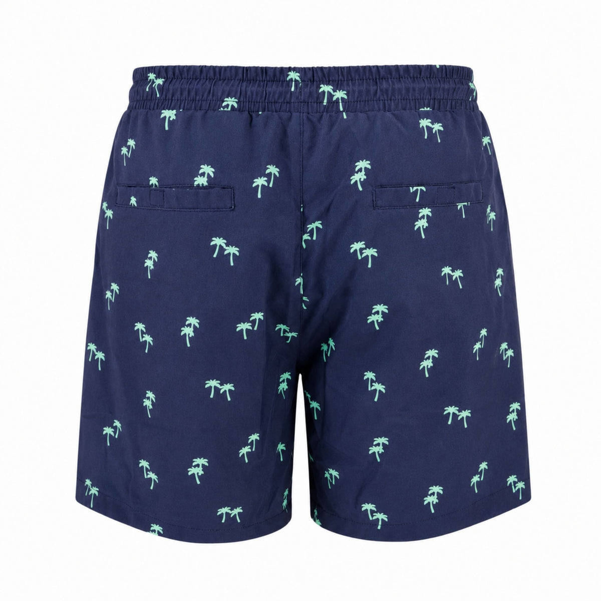 Dry Pocket Tropical Trees - Swim Shorts with Waterproof Pocket