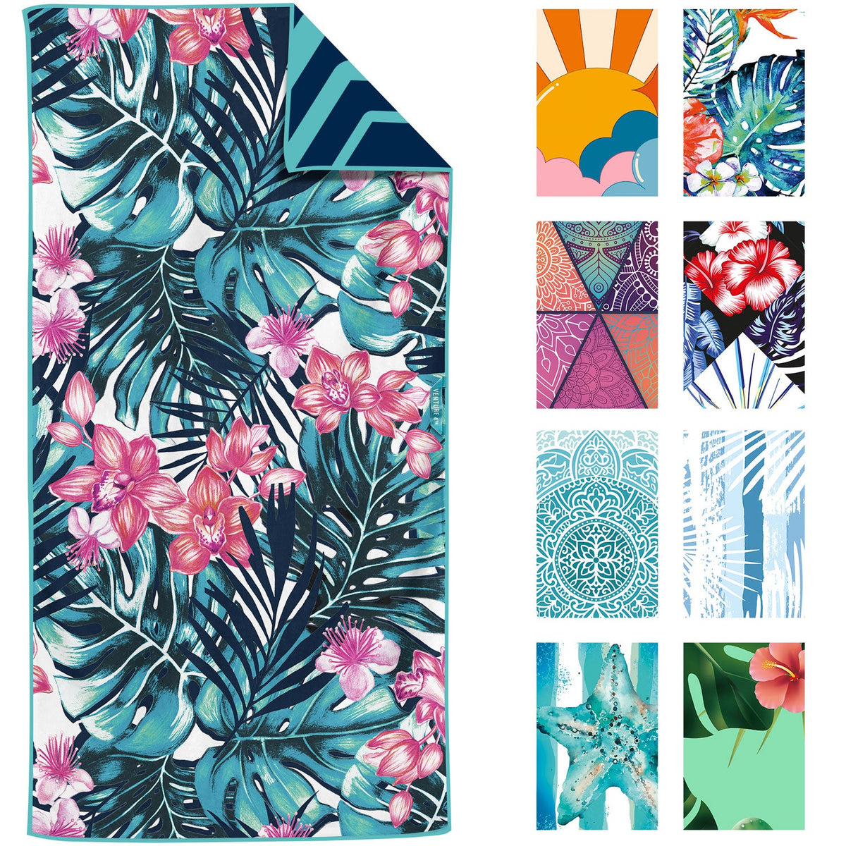 VENTURE 4TH Oversized Microfiber Beach Towel