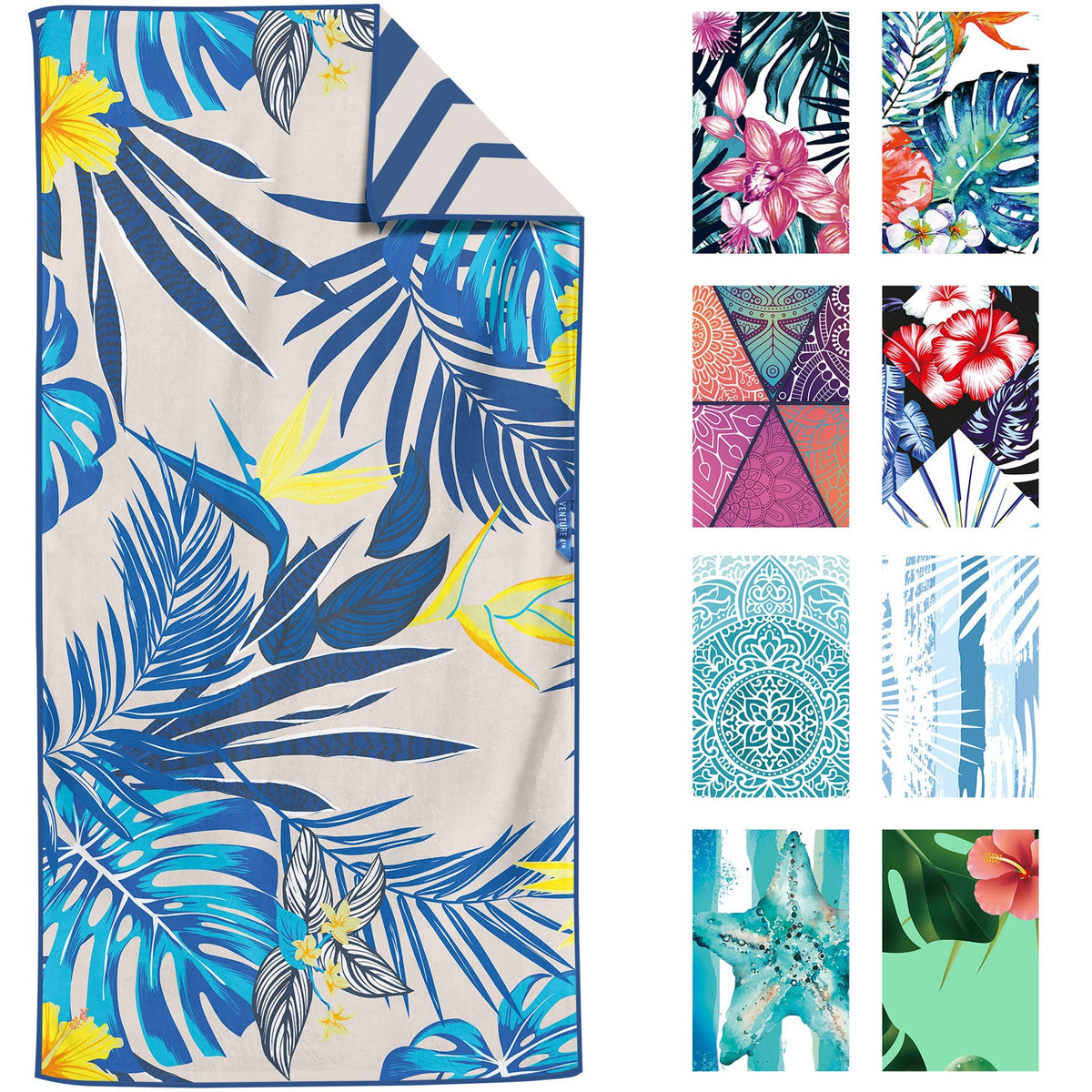 VENTURE 4TH Oversized Microfiber Beach Towel