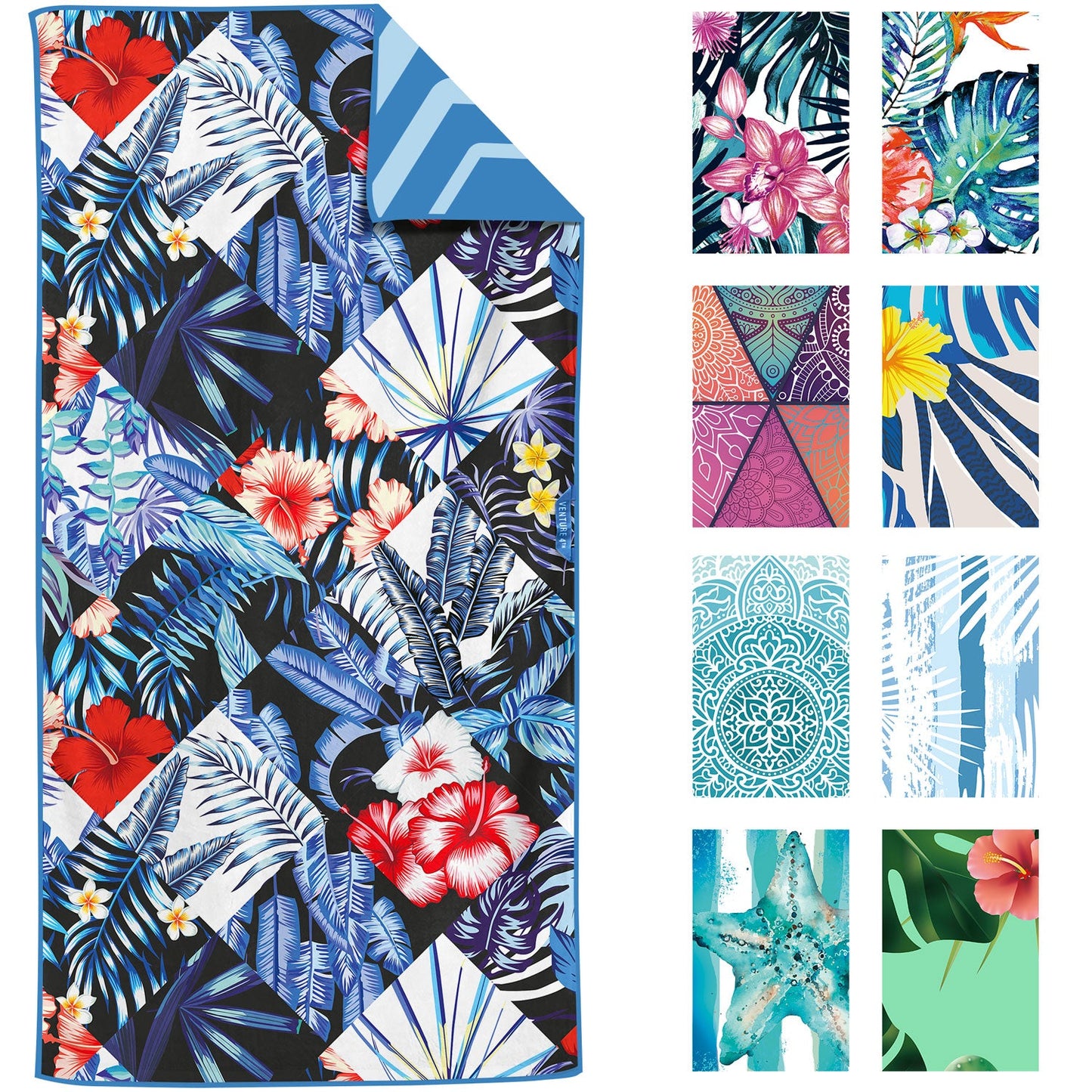 VENTURE 4TH Oversized Microfiber Beach Towel