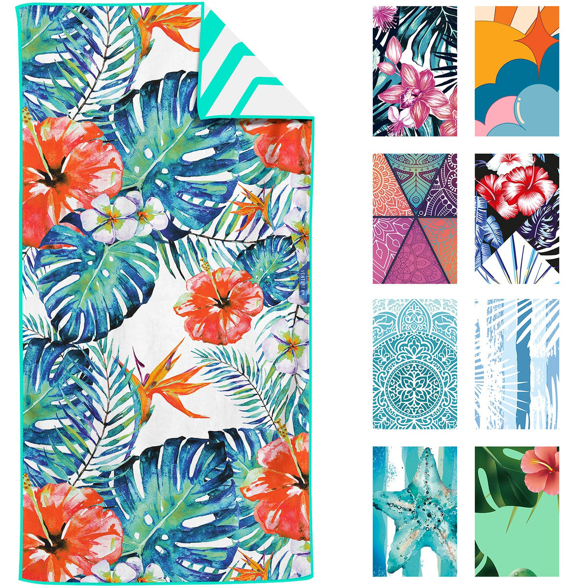 VENTURE 4TH Oversized Microfiber Beach Towel