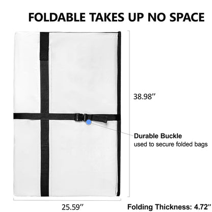 80 x 40 in Fish Cooler Bag with Waterproof Zipper