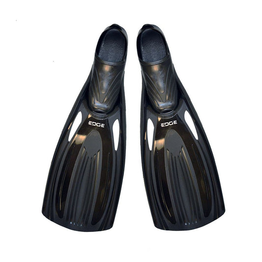Edge Flex Full Foot Fins - Black (Clearance)