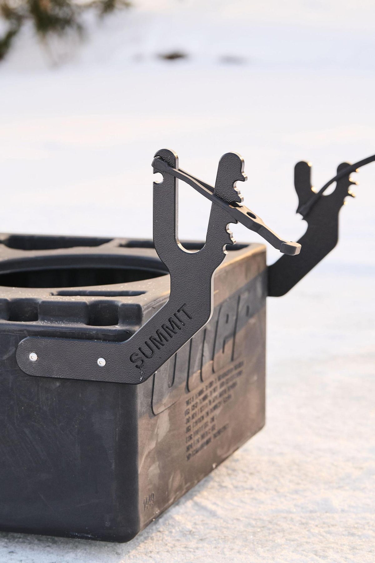 Sonar Sled Auger Rack