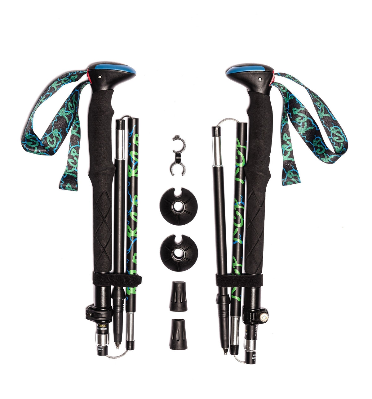 100% Carbon Folding Ultralight Trekking Poles