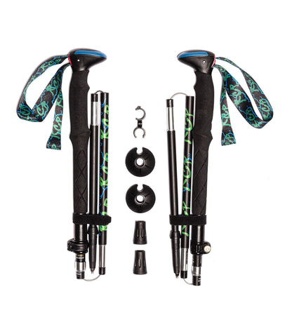 100% Carbon Folding Ultralight Trekking Poles