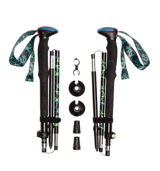 100% Carbon Folding Ultralight Trekking Poles