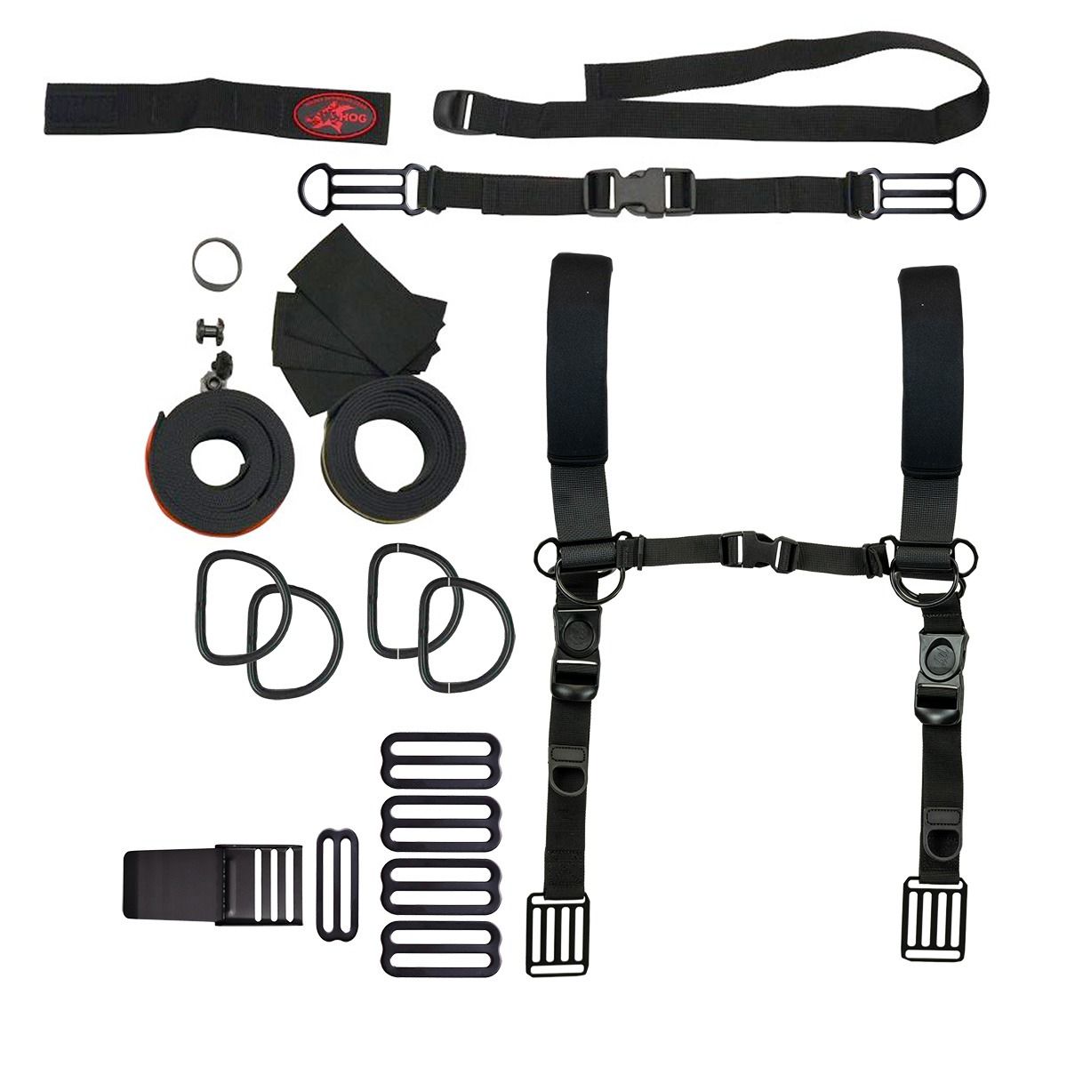 HOG Flex Deluxe Backplate Harness