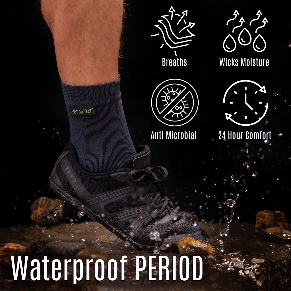 Pike Trail Waterproof Breathable Socks