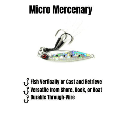 Sumo & Mercenary Micro Slow Pitch Jig – 4-Pack – 10g & 15g