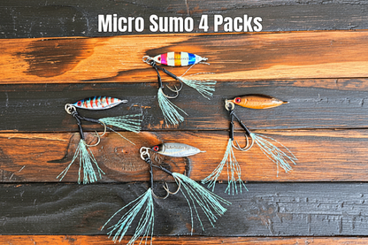 Sumo Micro Slow Pitch Jig – 4-Pack – 10g & 15g
