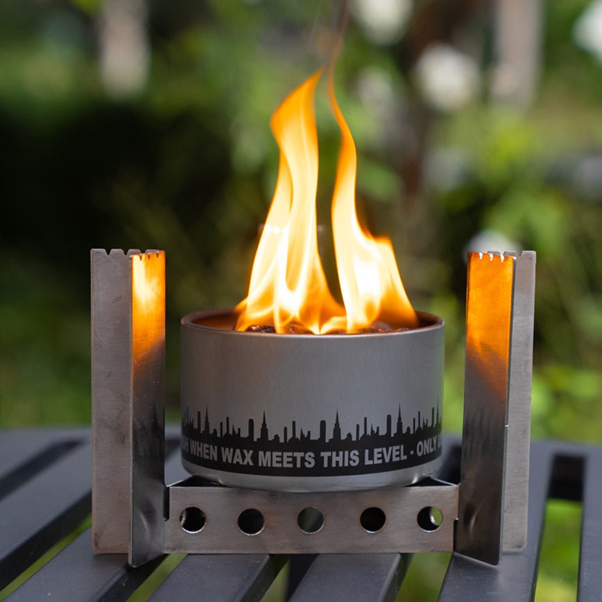 Collapsible Portable Camp Stove, Cooker & Trivet