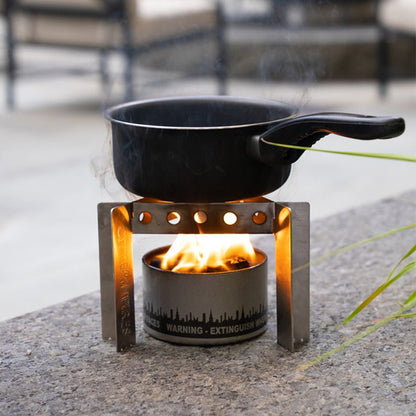 Collapsible Portable Camp Stove, Cooker & Trivet