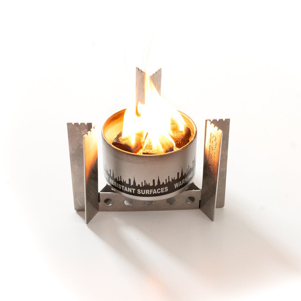Collapsible Portable Camp Stove, Cooker & Trivet