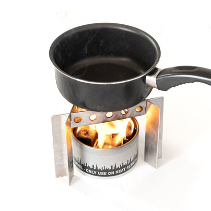 Collapsible Portable Camp Stove, Cooker & Trivet